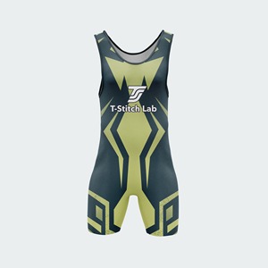 Combinaison de lutte personnalisée avec logo, maillot de sublimation extensible, séchage rapide, léger, vêtements de sport d'équipe pour hommes - Product Image 3