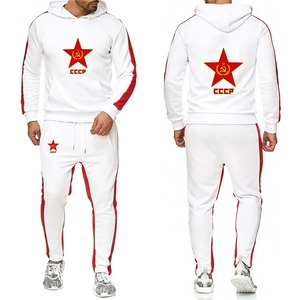 Conjunto Deportivo de 2 Piezas para Hombre, Invierno 2026, Color Sólido, Sudadera con Capucha Informal, Pantalones Deportivos, Ropa Deportiva Urbana, 100% Algodón - Product Image 3