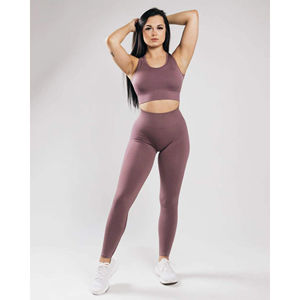 Leggings de sport pour femmes de haute qualité, taille haute, écologiques, à séchage rapide, respirants, sans couture, ajustés, pour le yoga, la gym, la remise en forme et l'entraînement - Product Image 5