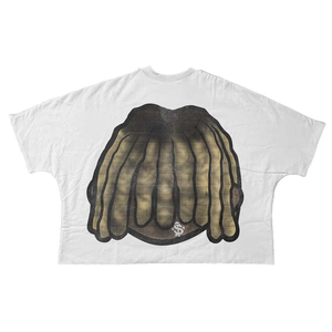 T-shirt unisexe en coton, coupe ample, manches courtes, uni, personnalisable avec logo imprimé en relief sur le devant - Product Image 5