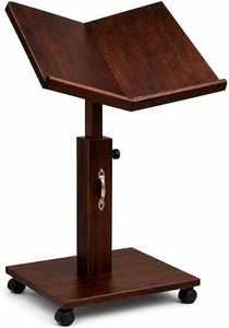Soporte Moderno de Madera para el Corán con Ruedas, Soporte Móvil para Libros Islámicos para el Hogar o la Mezquita - Product Image 3