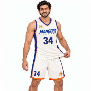 Conjunto de Uniforme de Baloncesto Sublimado Personalizado Unisex, Equipación Deportiva con Bloques de Color, 100% Poliéster, Transpirable y que Absorbe la Humedad - Product Image 4