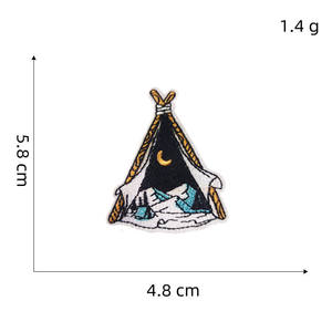 Patch brodé personnalisé thermocollant ou à coudre, logo 3D de créateur, applique pour vêtements, vestes, chemises, casquettes - Vente en gros - Product Image 2