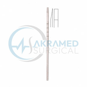Couteau à chiseler manuel Cottle 18 cm, à coupe creuse graduée, en acier inoxydable, instrument de rhinoplastie et de chirurgie plastique ORL, certifié CE - Product Image 1