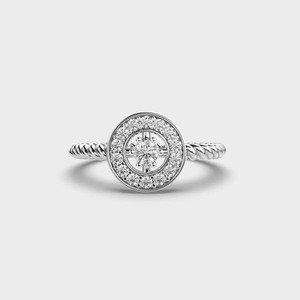Bague solitaire en diamant de qualité supérieure avec un design intemporel, bague de fiançailles en moissanite pour les bijoux de fiançailles - Product Image 3