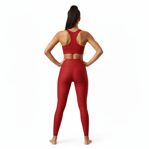 Nuevo Conjunto de Yoga de 2 Piezas para Mujer, Leggings de Cintura Media sin Mangas, Ropa Deportiva para Gimnasio, Yoga, Diseño Estampado, Ropa Deportiva - Product Image 3