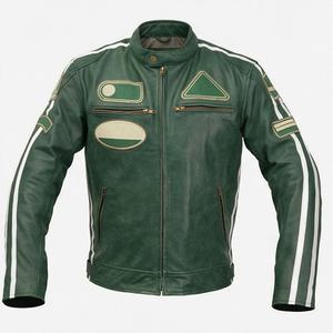 Chaqueta de Motociclista de Cuero Genuino para Hombre de la Mejor Calidad, Nueva Colección de Invierno, Chaquetas de Motocicleta con Protecciones Desmontables Personalizadas - Product Image 1