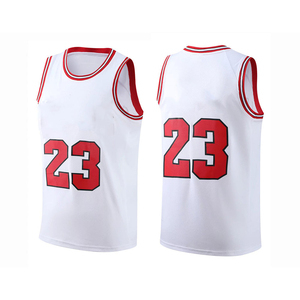 ชุดยูนิฟอร์มบาสเก็ตบอลคุณภาพดีที่สุด พิมพ์ลายด้วยความร้อนคุณภาพสูง ระบายอากาศได้ดี ไซส์พลัสสำหรับผู้ชาย เสื้อบาสเก็ตบอลสำหรับฝึกซ้อม - Product Image 2