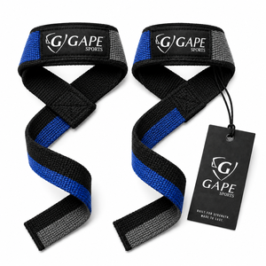 Correas de Muñeca para Levantamiento de Pesas de Algodón/Nailon, Soporte Adicional para Entrenamiento de Fuerza, Correas de Levantamiento Elásticas, Servicio OEM, Uso Deportivo en Gimnasio - Product Image 3