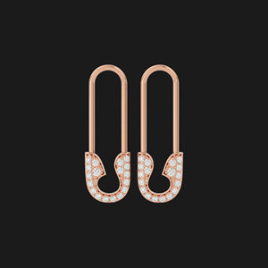 Pendientes de Lujo con Moissanita y Broche de Seguridad, Plata de Ley 925, Diseño Colgante con Pavé, Joyería Fina Elegante, Regalo para Mujer - Product Image 5