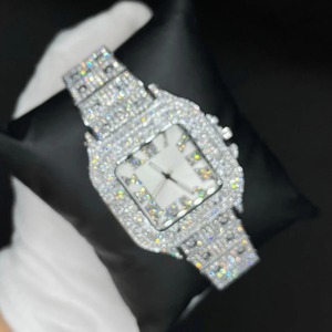 BALAJI JEWELS Luxury Unisex 41mm Alloy Square <b>Case</b> Sport <b>Watch</b> Quartz Movement ETA Brand 10 Bar Water Resistant Sapphire Crystal - Product Image 5