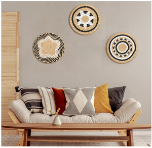 Cestas decorativas de jacinto de agua para pared interior, cestas colgantes para decoración del hogar, para sala de estar y dormitorio - Product Image 6
