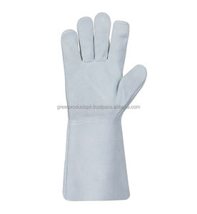 ขนาดที่กำหนดเองและสีที่มีคุณภาพสูงความปลอดภัยสวมถุงมือเชื่อมมืออาชีพทนทานราคาต่ำถุงมือเชื่อม - Product Image 6