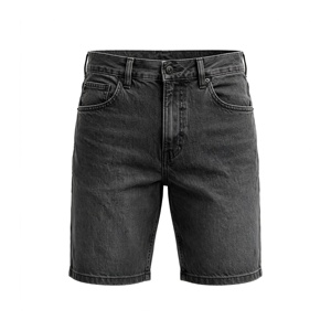 Pantalones Cortos de Mezclilla Bermuda para Hombre, Tallas Grandes, de Algodón, Cintura Media, Cierre de Botones, Lavados, Casuales, Antiarrugas, para Verano - Product Image 1