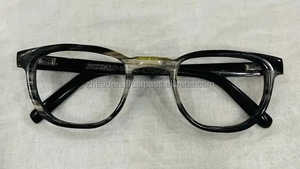 Monture de lunettes en corne de buffle à la main monture de lunettes optiques en corne monture carrée ronde lunettes en corne - Product Image 2