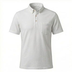 Vente en gros de polos pour hommes sur mesure avec logo imprimé, nouveau design, couleur unie, tissu tricoté, fabriqué au Pakistan - Product Image 1