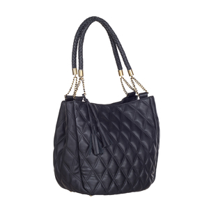 Bolsos de Hombro Grandes de Cuero Acolchado de Diseño de Lujo, Suministro de Fábrica, Disponibles para Pedidos al por Mayor, Forro de PU - Product Image 4