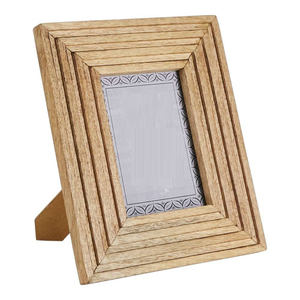 Wholesale Layered <b>Border</b> Wooden Photo <b>Frame</b> Modern Tiered Wood <b>Picture</b> <b>Frame</b> Multi Ridge Tabletop Display <b>Frame</b> for Farmhouse - Product Image 1