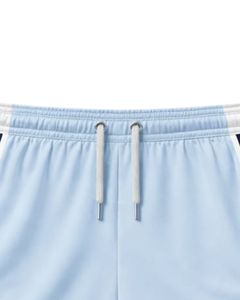 Ensemble t-shirt et short de sport bleu clair pour homme, respirant, séchage rapide, vêtements de sport, tenue de course à pied, entraînement, vêtements de sport actifs - Product Image 5