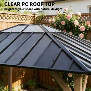 Pergolati in Legno di Noce Chiaro per Giardini e Spiagge - Product Image 4