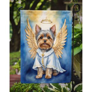 Yorkshire Terrier mon ange drapeau de jardin multicolore décoratif drapeau de cour bannière pour Patio illustration taille de jardin pour parterres de fleurs - Product Image 3