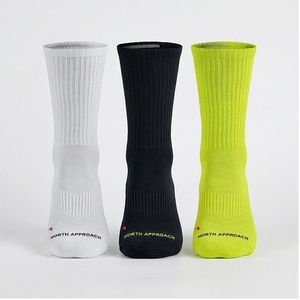 Chaussettes de course respirantes North Approach pour adultes, couleur unie, avec revers fin, pour la saison printanière - Product Image 1
