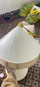 Sombrero Tradicional Vietnamita con Logotipo Personalizado, Cónico, Hecho a Mano con Hoja de Palma de Bambú, Ajustable, para Viajes al Aire Libre, Casual, Diario, Fiestas - Product Image 6