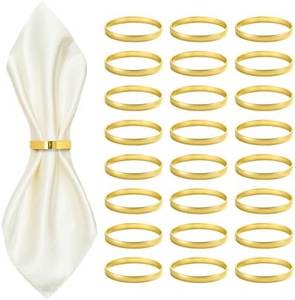 Butterfly Shape Napkin Rings Metal 5 Cm Width Durable Modern Design <b>Party</b> <b>Table</b> Decoration - Product Image 4