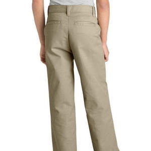 Pantalones de Uniforme Escolar Color Caqui, Estilo Universitario, de Pierna Recta para Estudiantes Niños y Niñas, Pantalones Largos Casuales - Product Image 2