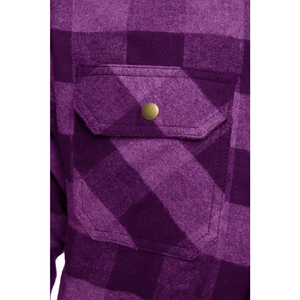 Wholesale Custom <b>Checkered</b> Motorbike Flannel Shirt with CE 2 Protection - Product Image 4