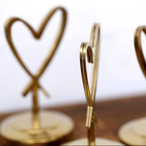 Heart <b>place</b> card holder, Photo Holder,custom engrave wedding <b>place</b> card Display, Metal Circle table number,<b>stand</b> <b>Place</b> - Product Image 1