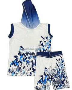 Uniforme de Baloncesto Personalizado al por Mayor de Alta Calidad, Conjunto de Sublimación de Camisetas de Fútbol Unisex, Impresión de Logotipo Personalizado, Bordado en la Parte Superior - Product Image 1