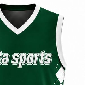Green White Volleyball Sleeveless Shirt Athletic Team Sports Uniform Top Match Training Performance Wear Competition Apparel - Product Image 4
