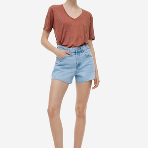 Vente en gros de vêtements grande taille sur mesure avec logo personnalisé, en coton bio, pour l'été, fabrication directe en usine. - Product Image 2