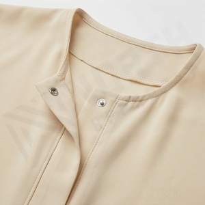 Vêtements musulmans pour femmes de qualité supérieure, couleur unie personnalisée, séchage rapide, respirant, vente en gros, abaya islamique à manches longues, nouveau - Product Image 4