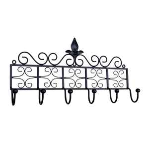 Nuevo gancho de hierro con acabado en polvo para montaje en pared, multifuncional, para organizador de baño y armario. - Product Image 1