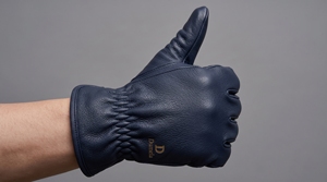 Gants de sécurité en cuir Dumela, longueur poignet, rayés, respirants, doublés de coton, thermiques, pour l'hiver, usage quotidien en extérieur - Product Image 5