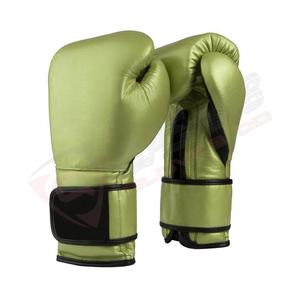 Gants de boxe MMA personnalisés en cuir gris brillant de qualité professionnelle avec logo OEM en cuir PU, emballage couleur-matériau - Product Image 5