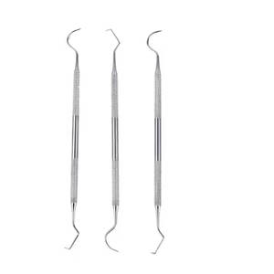 Sonde d'exploration dentaire double-embout en acier inoxydable de haute qualité par William Instruments dentaires manuels - Product Image 1