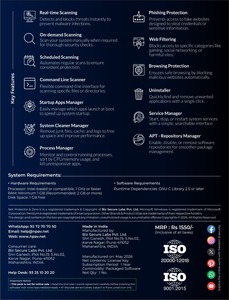 โปรแกรมป้องกันไวรัส Net Protector Total Security สำหรับผู้ใช้ Linux 10 ราย 1 ปี (ส่งอีเมลภายใน 1 ชั่วโมง - ไม่มีแผ่นซีดี) - Product Image 2
