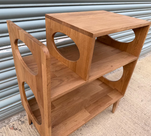 Table console d'appoint en bois massif recyclé de style moderne avec trois tiroirs pour l'ameublement de la maison, l'entrée, l'atelier ou l'appartement - Product Image 4