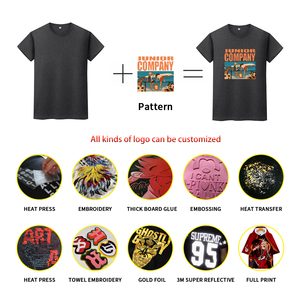 เสื้อยืดคอกลมแขนสั้นทรงบ็อกซ์คัท สตรีทแวร์ พิมพ์โลโก้ด้านหน้าตามสั่ง ผ้าคอตตอน 100% หนัก 240 กรัม ทรงปกติ ใส่สบาย เป็นมิตรต่อสิ่งแวดล้อม - Product Image 6