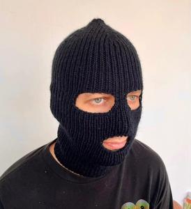 Wholesale Custom Knitted <b>Balaclava</b> Warm Stretch Breathable Winter Face Cover <b>Balaclavas</b> for Outdoor Skiing Cycling Sports - Product Image 1