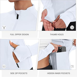 Cárdigan de Yoga Largo para Mujer, Frente Abierto, Manga Larga, Corte Holgado, Transpirable, Nailon y Spandex, Prenda Ligera para Combinar en Capas - Product Image 4