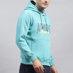 Sweat-shirt à capuche pour homme de qualité export, décontracté, couleur unie, respirant, 100% coton, hiver, logo personnalisé, poche - Product Image 5