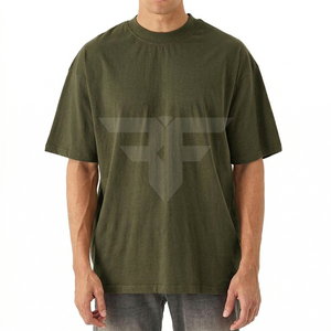 เสื้อยืดโอเวอร์ไซส์ทรงหลวมสำหรับผู้ชาย ออกแบบโลโก้ได้ตามต้องการ สไตล์สตรีทแวร์ ผ้าฝ้ายคุณภาพสูง นุ่มสบาย ใส่ได้ทุกวัน - Product Image 1