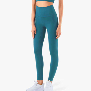 Elastic Waist High Quality Four-Way Stretch Plus Size Yoga <b>Leggings</b> <b>Women</b> Full Length Push Style Workout Seamless Plaid <b>Pattern</b> - Product Image 5