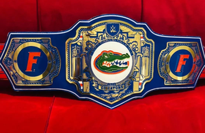Ceinture de championnat Florida Gators Legacy en alliage de zinc 2mm/4mm, confortable, durable, unisexe - Product Image 3
