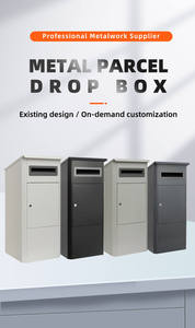 Premium Garden Drop <b>Box</b> Vietnam Stainless Steel Waterproof Outdoor Smart <b>Lockable</b> Wall-Mounted Mailbox Custom Logo Secure Design - Product Image 6