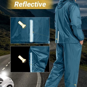 Traje Impermeable Ligero y Transpirable de Alta Visibilidad con Revestimiento de PU para Trabajadores de Almacén y Exteriores - Product Image 6